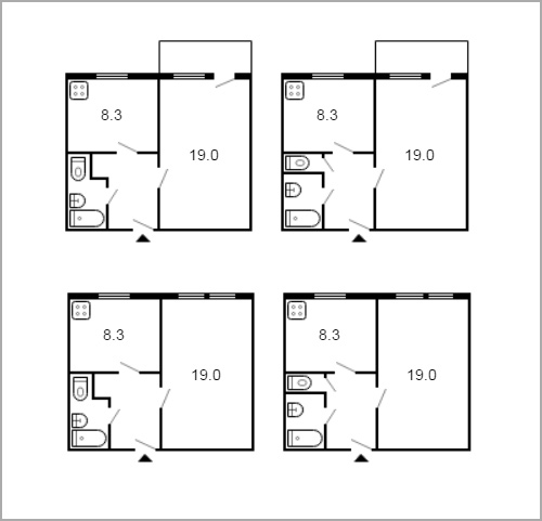 Планировка сталинки 2 комнаты варианты